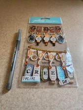 Jolee's Boutique~Halloween Word Banners ~ Dimensional Stickers