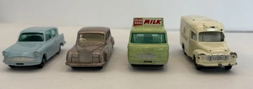 Vintage Matchbox Lot Of 4  Cars and Trucks Made in England