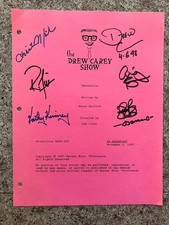Autographed by entire cast "The Drew Carey Show ' Script Cover-"Batmobile" Ep.