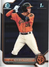 2022 Bowman  Adrian Sugastey BCP-19 Chrome 1st Giants [add’l $1 cards, 5¢ ship]