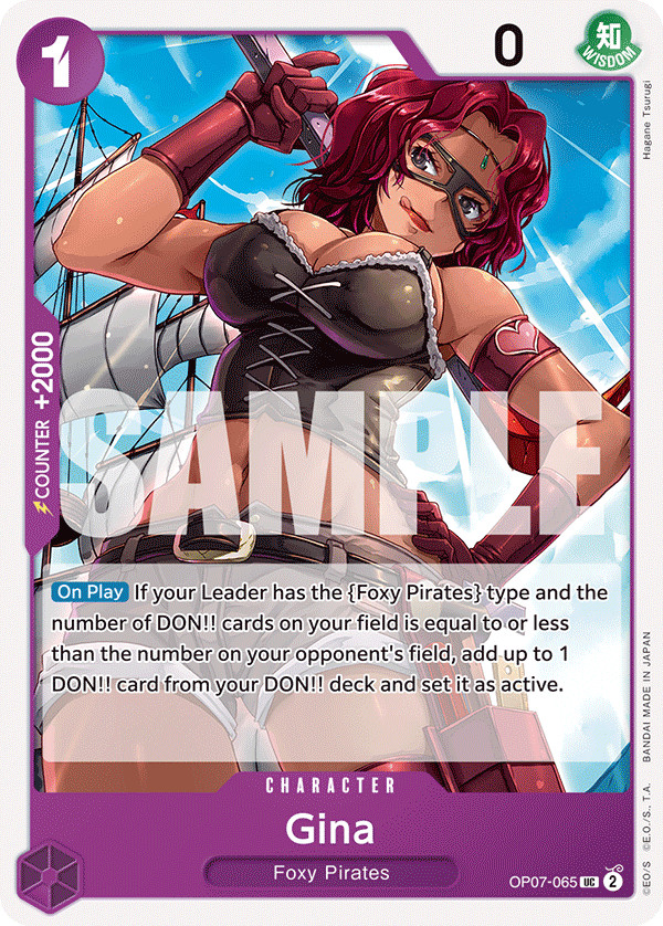 Gina OP07-065 500 Years in the Future Regular (UC)