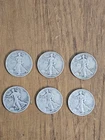 Liberty Walking Silver Half Dollar Lot 1936-1942 D S Circulated 6 Coins