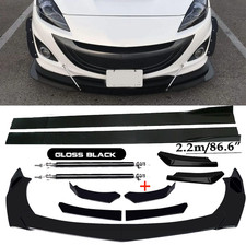 For Mazda Speed 3 5 6 Cx3 Cx5 Front Bumper Lip Spoiler Splitter Car Body Rear