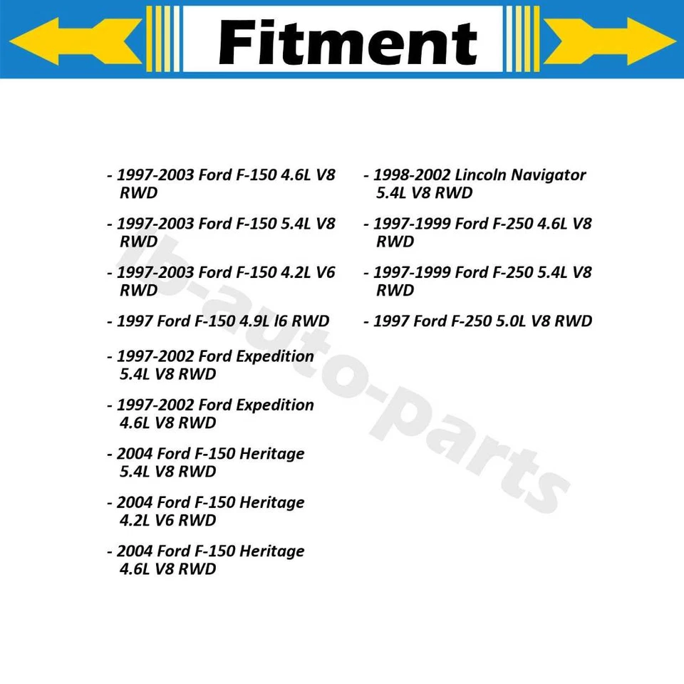 Braço de controle inferior dianteiro com junta esférica 2x compatível com Ford Expedition 1997-2002 RWD - Imagem 2 de 4
