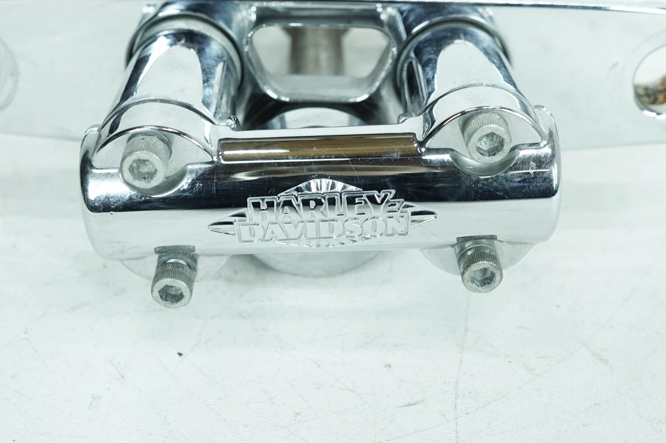 10 Harley Softail FLSTC Heritage Classic OEM horquilla delantera superior inferior triple árbol Foto 2 de 4