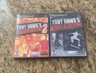 Tony Hawk Underground 1 & 2 PS2 Playstation Video Games Lot of 2