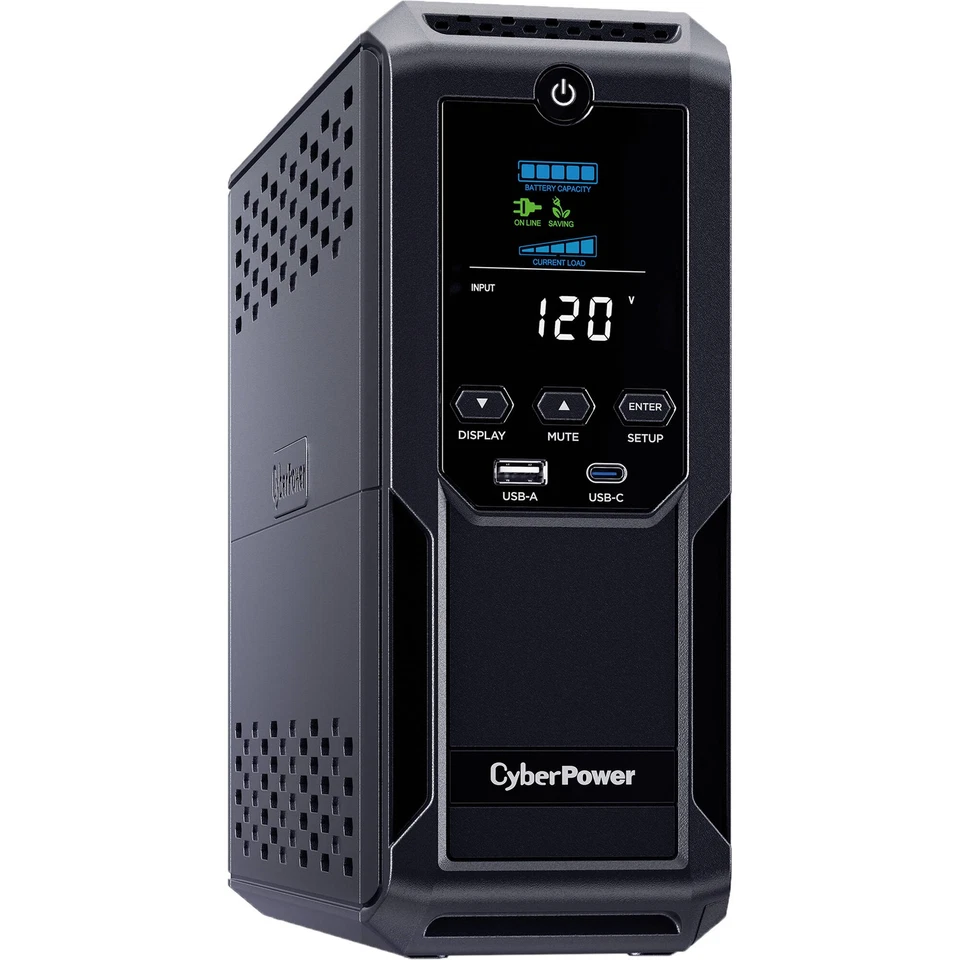 CyberPower CP1500AVRLCD3-R 1500VA/900W Mini Tower UPS - Certified Refurbished - Image 3 of 4