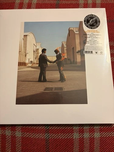 Pink Floyd Wish You Were Here (50th Anniversary) Yellow Flame New and Sealed LP