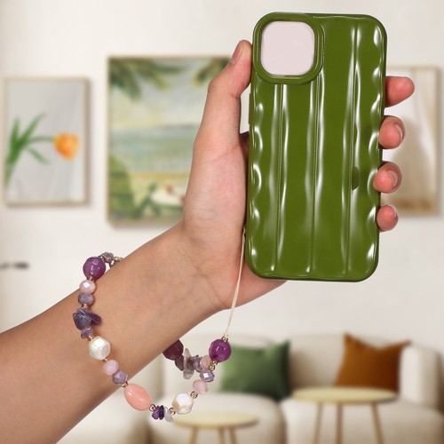 2 Pcs Handy Kette Telefon -Armband Perlenbesetztes Handy-Schlüsselband - 第 5/11 張圖片