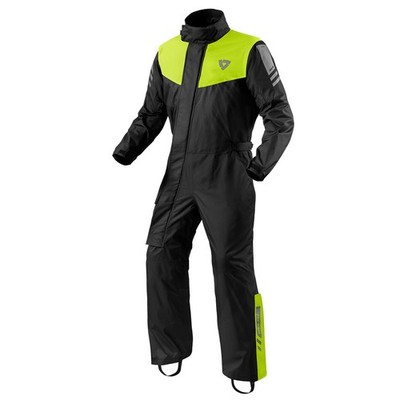 Revit Pacific 4 H2O Rainsuit - Black / Neon Yellow