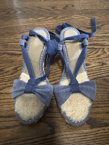 Espadrillas Ugg Denim e Sherpa Taglia 7 Stile F8007L