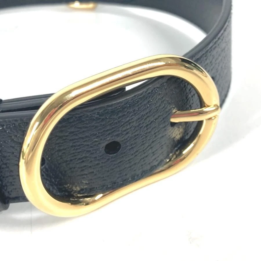 GUCCI Grand collier supplémentaire pour animaux accessoires pour chien chiot collier GG noir avec boîte
