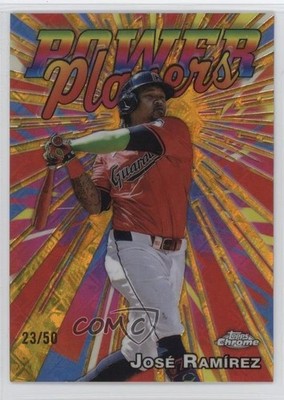 2025 Topps Chrome Logofractor Edition Gold Refractor 23/50 Jose Ramirez 0vf5