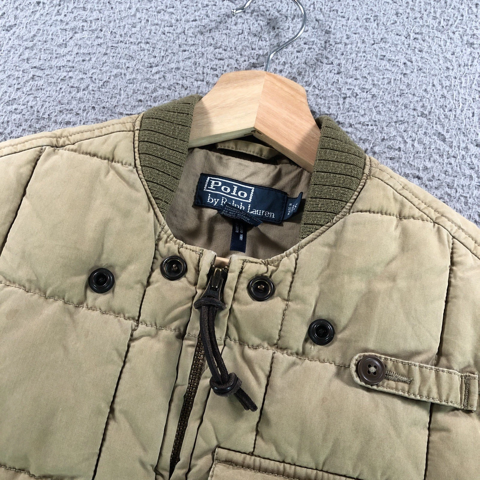 Vintage Polo Ralph Lauren Vest Adult Small Khaki Puffer Gilet Fishing Hunting
Opens in a new window 