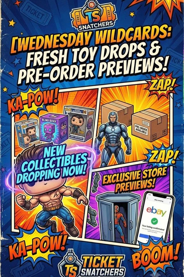 Wednesday Wildcards: Fresh Toy Drops, Bundles & Pre-Order Previews!
