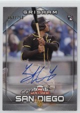 2020 Topps National Baseball Card Day 662/750 Trent Grisham Rookie Auto RC c5b. rookie card picture