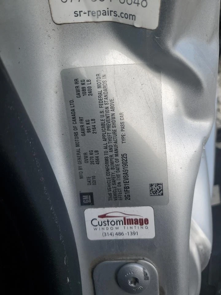 Parasol derecho usado se adapta a: Chevrolet Camaro 2010 CPE grado derecho A Foto 4 de 4