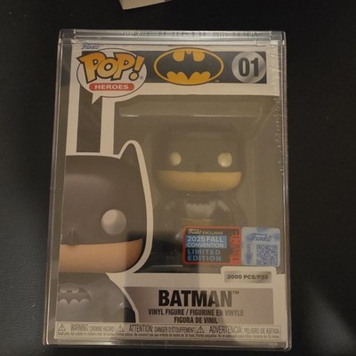 Funko Pop! DC Mystery Box Metallic Batman #01 2025 NYCC Shared Sticker LE 2000