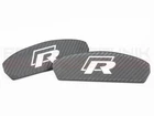 FOR VW GOLF R MK 7 CARBON FIBRE EFFECT CALIPER TRIM EMBELEM 340195 5G0698221A