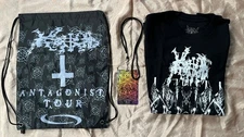 KEN CARSON 2025 ANTAGONIST TOUR VIP ONLY CONCERT PACKAGE SHIRT TOTE LAMINATE szS