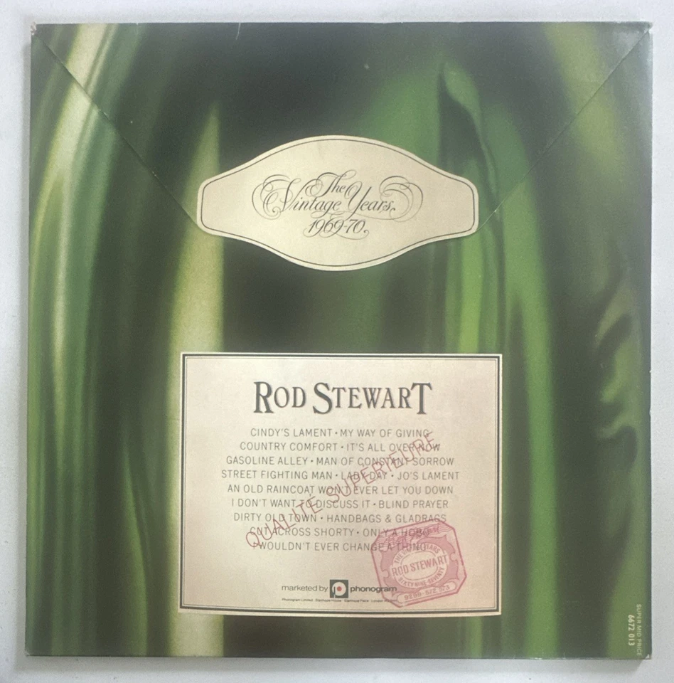 Rod Stewart - The Vintage Years (1969-70)  2 x Vinyl LP EX / EX - Image 3 of 4