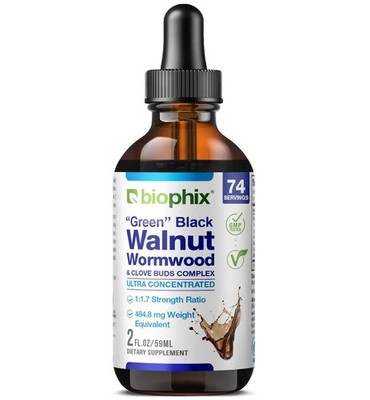 Biophix Fresh Green Black Walnut Extract 60 ml 2 oz