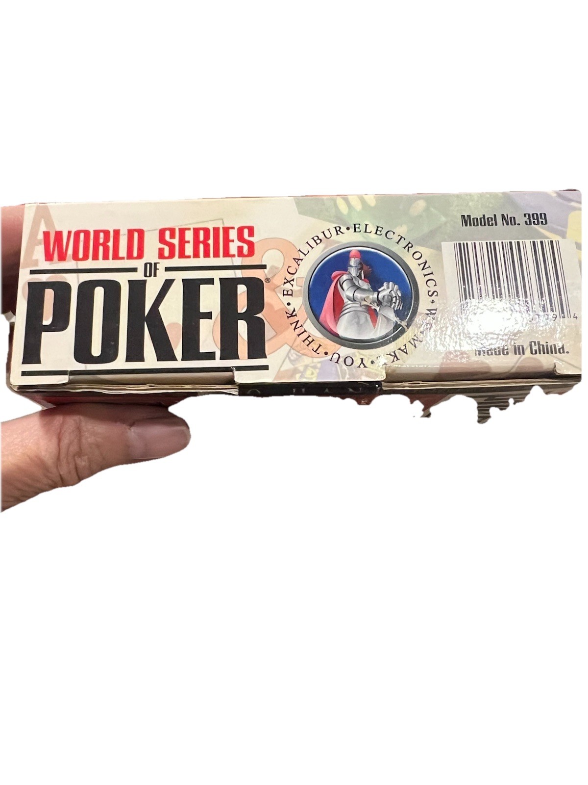 Texas Hold EM world series of poker Handheld Electronic Game Tested Excalibur