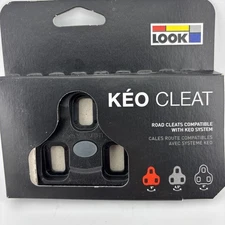 Look bicycle KEO 0° , 4.5 , 9 Degree Systems black CLEATS  New