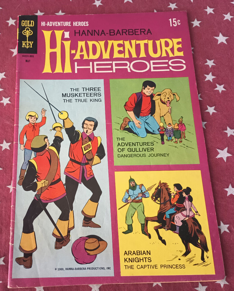 Hanna-Barbera Hi-Adventure Heroes #1 (Gold Key Comics 1969) FN Three Musketeers
