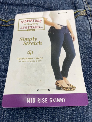 Signature by Levi Strauss & Co. Gold Label Women's Modern Skinny Jean, Bae, 24 - Picture 2 of 4