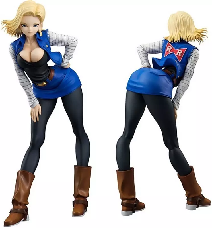 Anime Dragon Ball Z Android 18 PVC Action Figure Figurine Toy Gift 19CM