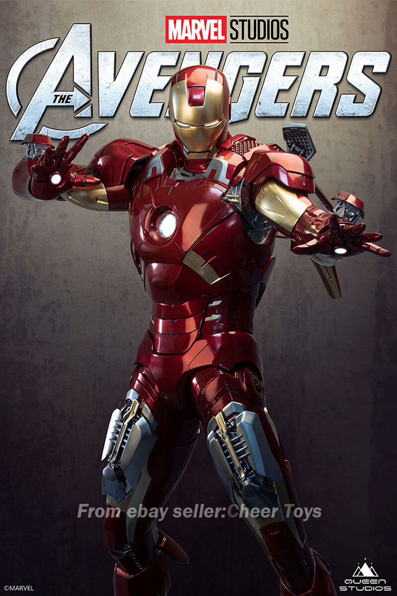 QUEEN STUDIOS 1/4 アイアンマン マーク7 トイサピエンス限定 Iron Man Mark 7 1/4 Scale Statue - Queen Studios (Official)