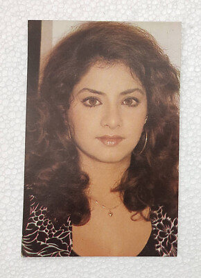 Bollywood Actress- Divya Bharti - Rare Post card #D-16