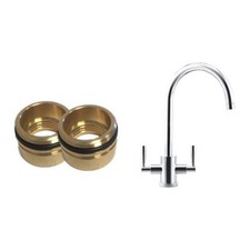 Franke Olympus Tap Replacement (SP3868, 386rR) Brass Bushes Spares Set