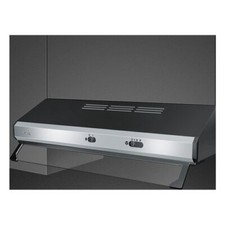 Smeg Cappa incasso (59,8cm) con frontalino a vista UNIVERSALE Inox e Nero