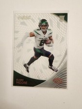Elijah Moore 2021 Panini Chronicles Clear Vision Rookie RC #CVR-17 New York Jets