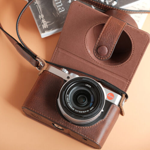 Real Cowhide Camera Cases Cover Bag Bodysuit Fit For Leica D-LUX Typ109 D-LUX 7 - Picture 1 of 26