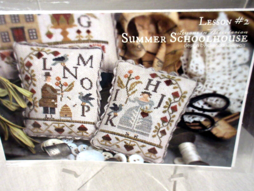 HTF With Thy Needle & Thread SUMMER SCHOOLHOUSE #2 Counted Cross Stitch Pattern