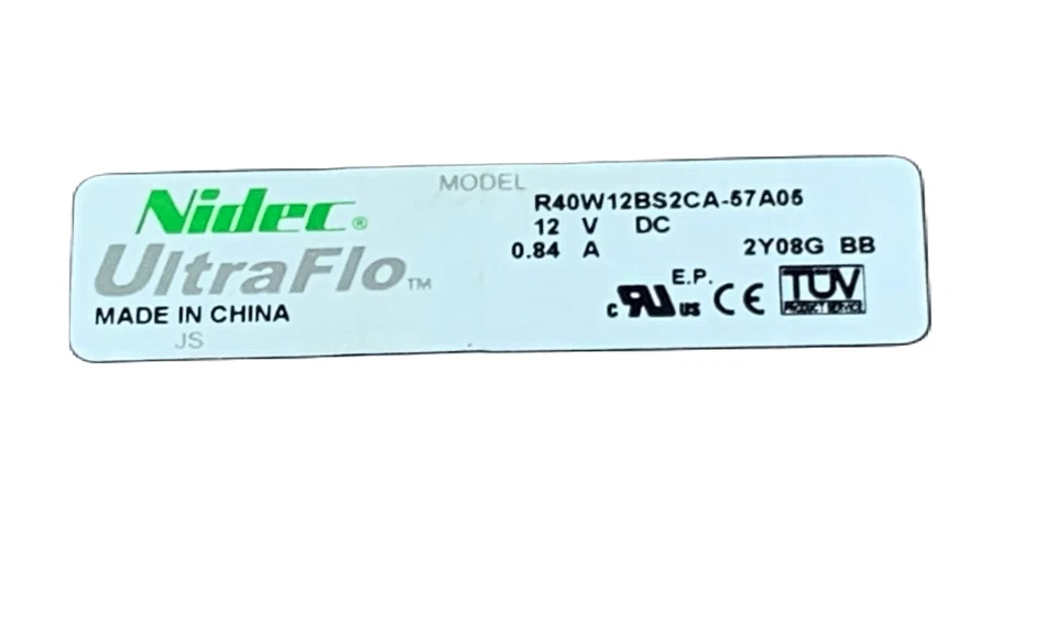 IBM 46W2926 46W6928 40mm 12V DC 0.84A UltraFlo R40W12BS2CA-57A05 Fan x3550 M2... - Image 3 of 4