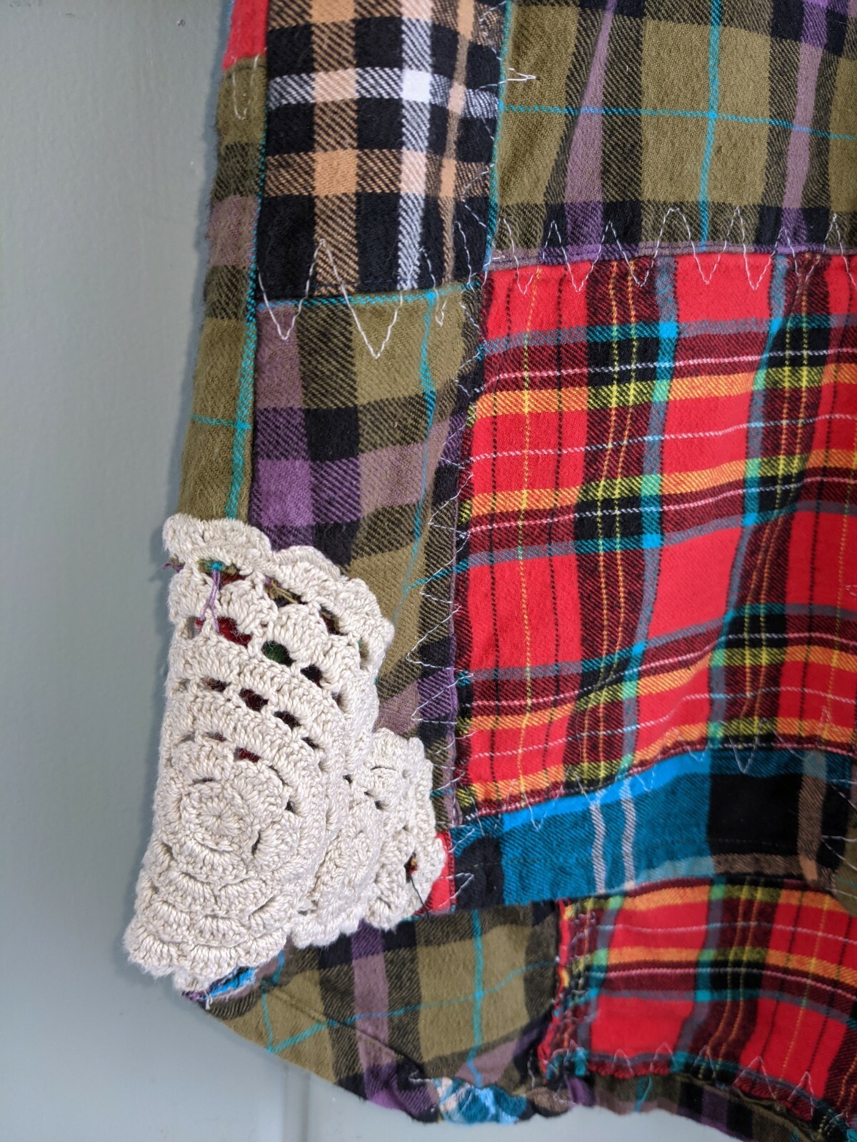 Soft Surroundings Highlands Patchwork Gown Womens… - image 5