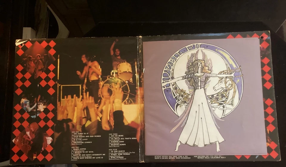 HUMBLE PIE Eat It 1973 Original  Press 2LP A&M SP-3701  Ex/WX w/Booklet - Image 2 of 4