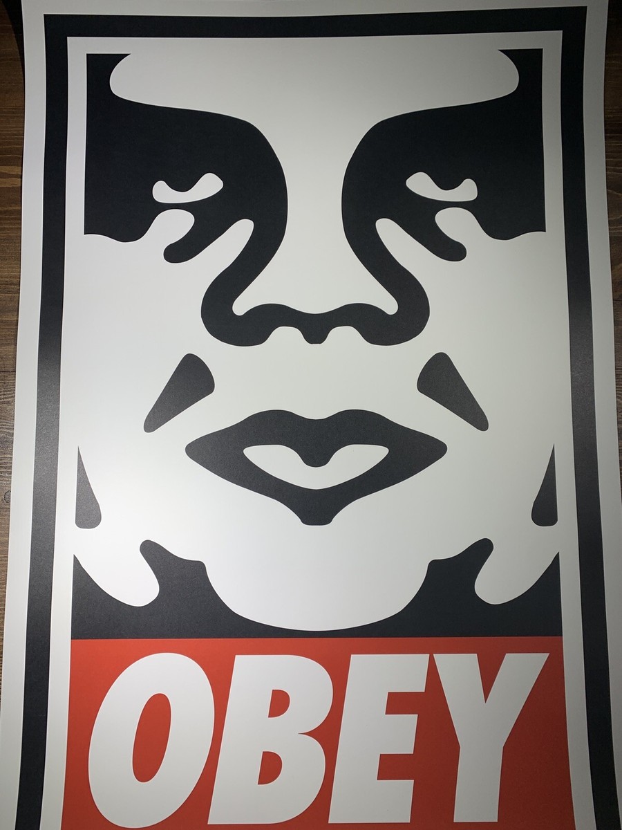 Shepard Fairey Obey Classic Icon Art Print Poster Signed 24x36