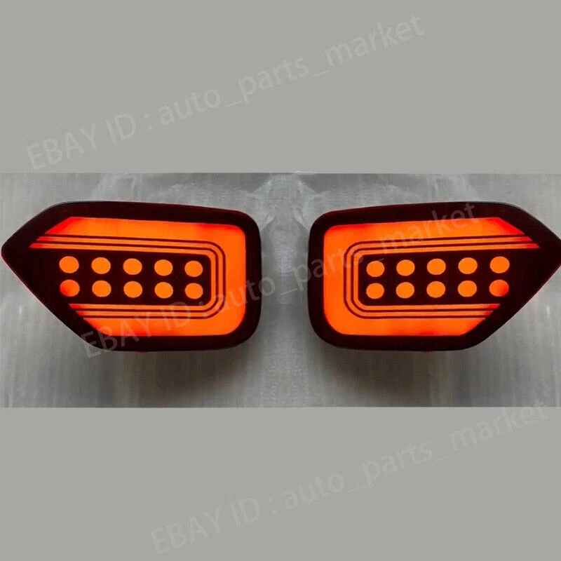 Luz de parachoques trasero LED luz antiniebla trasera señal de freno para Subaru Crosstrek 2019-2023 Foto 3 de 3