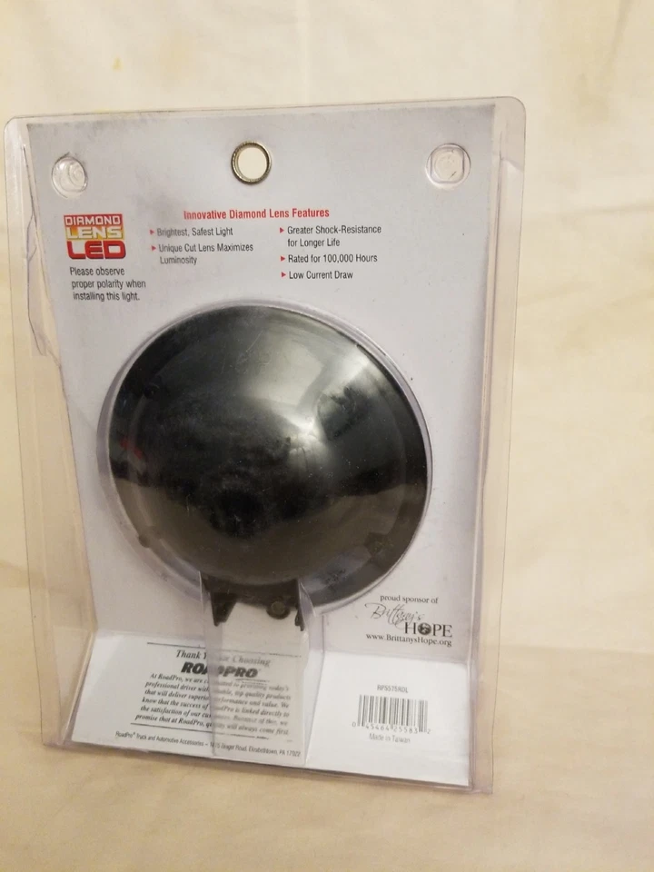 ROADPRO RP5575RDL 4 LED Lente Diamante Luz Sellada Nuevo Foto 3 de 3