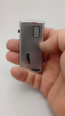 RONSON VARAFLAME Electronic Chrome Pocket Lighter Excellent 