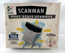 Logitech Scanman Gray Scale Scanner 256 for IBM PC/AT & Above Compatibles