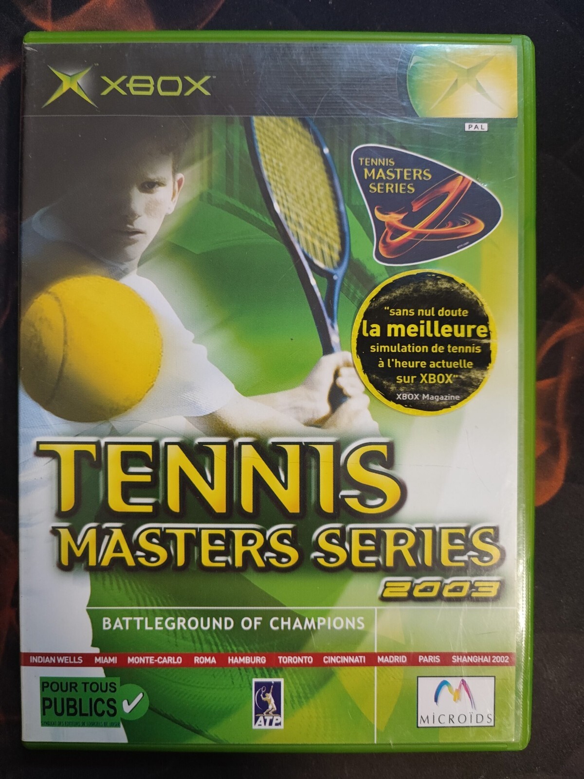 Tennis Masters Series 2003 - Complet FR - Microsoft Xbox