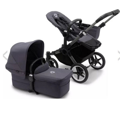 bugaboo Kombikinderwagen Donkey 5 Mono Complete Graphite/Stormy Blue