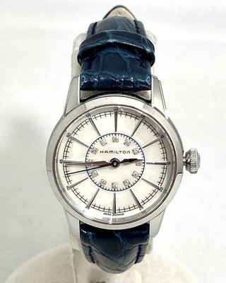 HAMILTON RAILROAD H403110 Ladies Used Watch Shell Quartz