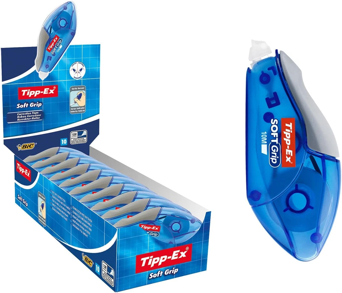 Mouse correction tape outlet